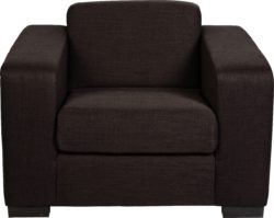 Hygena - New Ava - Fabric Chair - Mocha